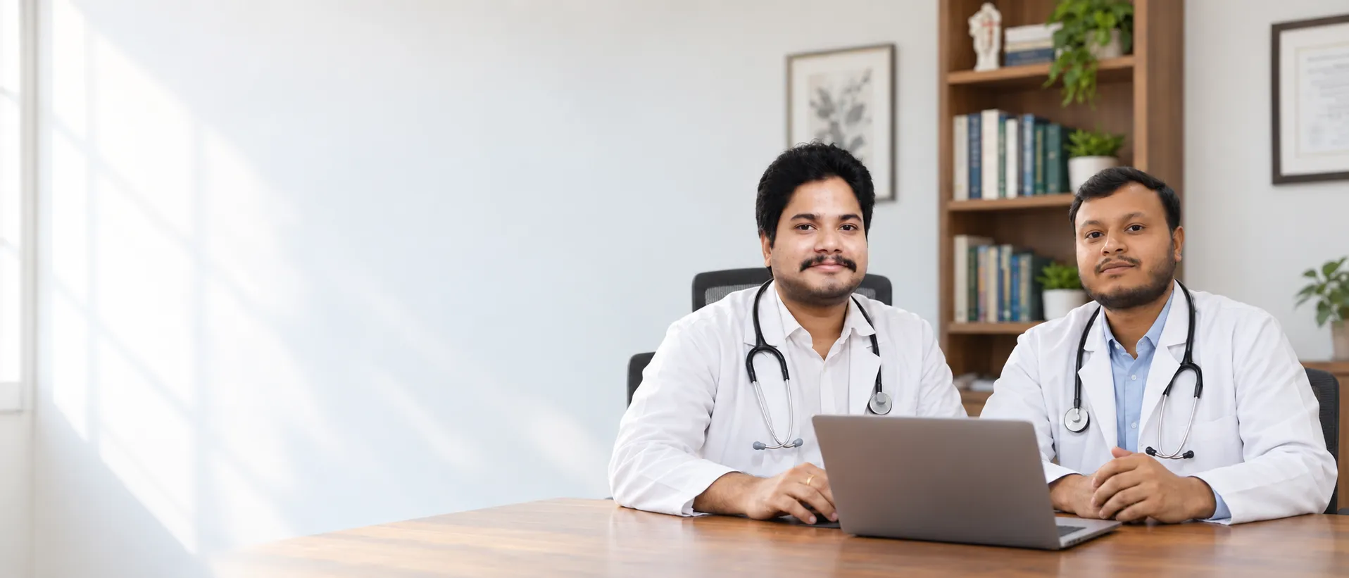 Dr. M. V. S. S. Ramakrishna and Dr. Chanabasayya S. Hiremath — homeopathy doctors at Asian Homeocare